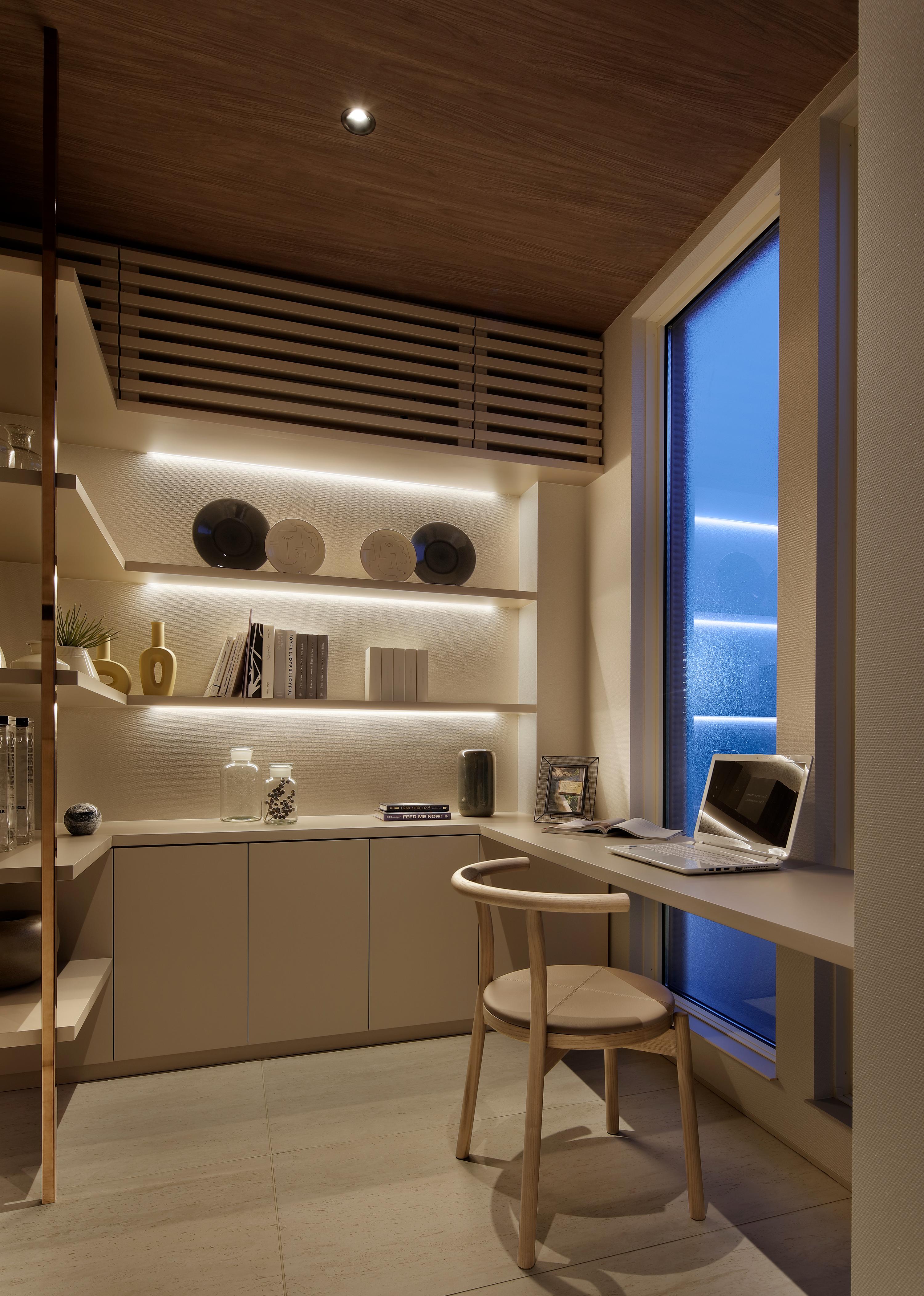 XC-LED2使用事例：パナソニック ホームズ　川崎中原ハウジングギャラリー展示場（撮影：繁田諭写真事務所）